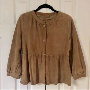 BR Banana Republic soft leather jacket 🌾